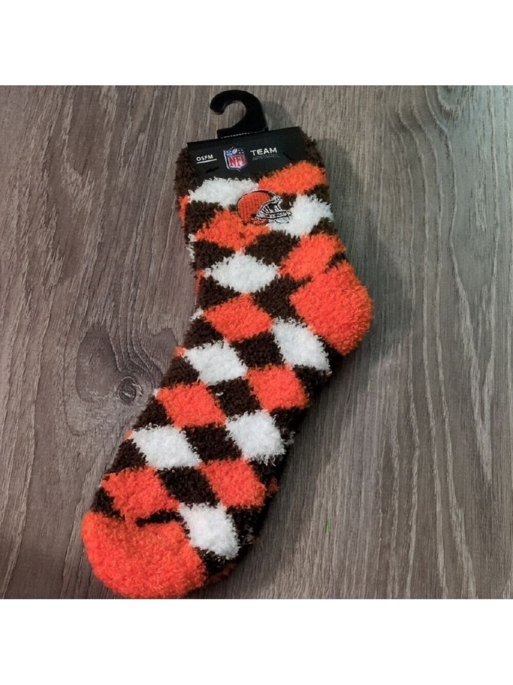 Nfl Cleveland Browns Fuzzy Socks Unisex OSFM